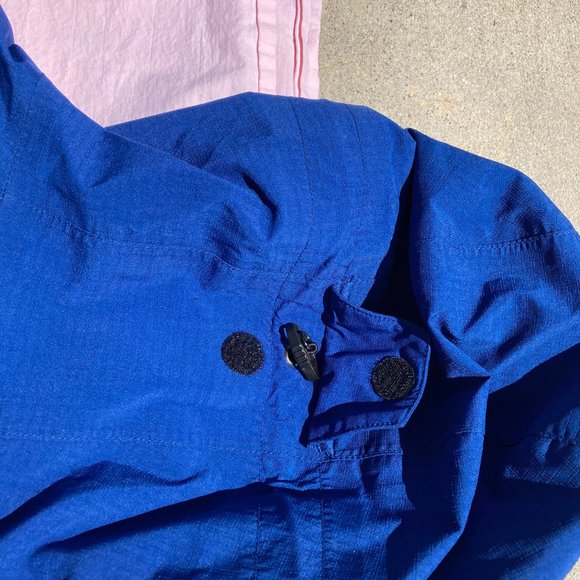 REI Winter Jacket Gore-Tex Womens Blue Black Rain Jacket Ventilation M - Picture 12 of 14